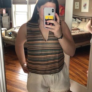 Zara 70’s inspired crop top